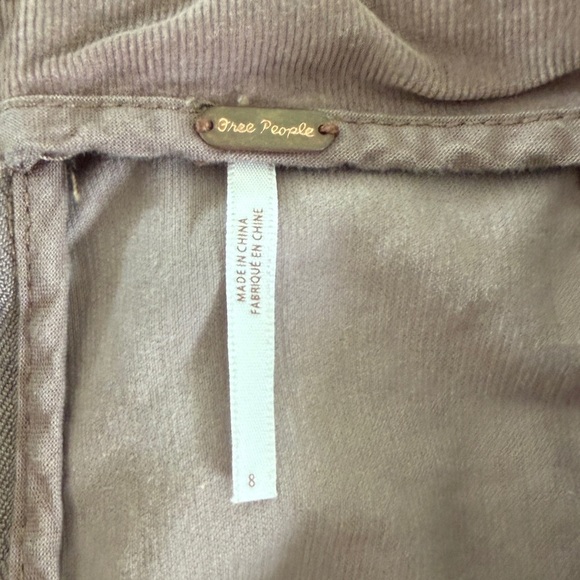 Free People Brown Corduroy Mini Skirt - {8} - Picture 2 of 9